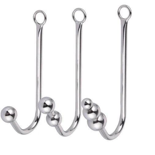 5334 Cuffs Hook with and Beaded Collar Elegant Anal 0403